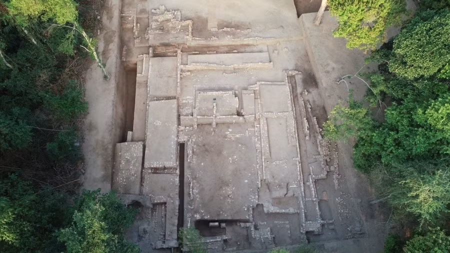 Địa điểm khảo cổ Linh Sơn Bắc. (Ảnh: BQL Di tích Văn hóa Óc Eo).