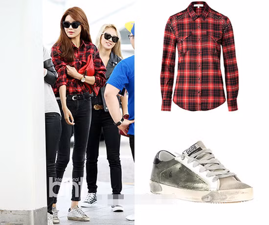 Từ những ngôi sao Hàn như Yoona, Jessica, Sooyoung... cho đến mỹ nhân Hollywood như Hilary Duff đều nhiệt tình lăng xê "giày bẩn". Họ cũng rất khôn khéo mix đồ khiến mình trở nên thời thượng, trẻ trung. Jessical liên tục sắm những đôi giày sneaker lấm lem. Từ những ngôi sao Hàn như Yoona, Jessica, Sooyoung... cho đến mỹ nhân Hollywood như Hilary Duff đều nhiệt tình lăng xê "giày bẩn". Họ cũng rất khôn khéo mix đồ khiến mình trở nên thời thượng, trẻ trung. Jessical liên tục sắm những đôi giày sneaker lấm lem.