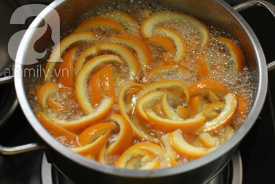 Cuối tuần làm mứt vỏ cam chuẩn bị đón Tết 7 Cuối tuần làm mứt vỏ cam chuẩn bị đón Tết 7