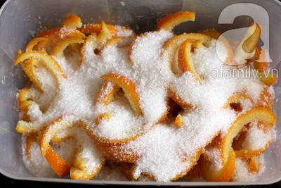 Cuối tuần làm mứt vỏ cam chuẩn bị đón Tết 9 Cuối tuần làm mứt vỏ cam chuẩn bị đón Tết 9