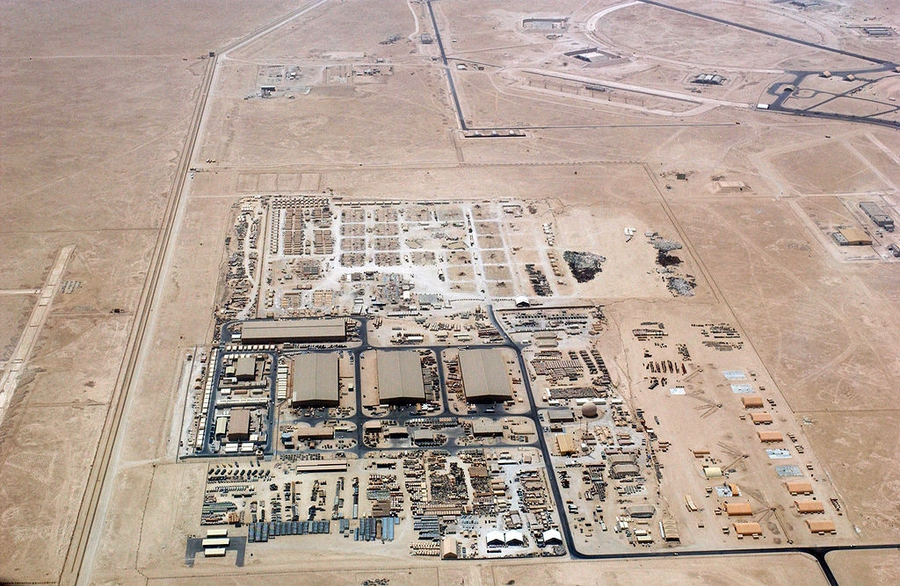 Căn cứ không quân Al Udeid của Mỹ tại Qatar.