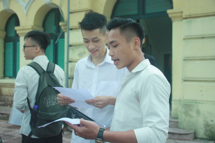 Thí sinh thi tốt nghiệp THPT. Thí sinh thi tốt nghiệp THPT.