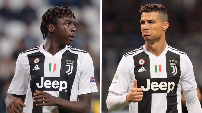 Juventus muốn đưa Moise Kean trở lại để kế nhiệm Ronaldo.