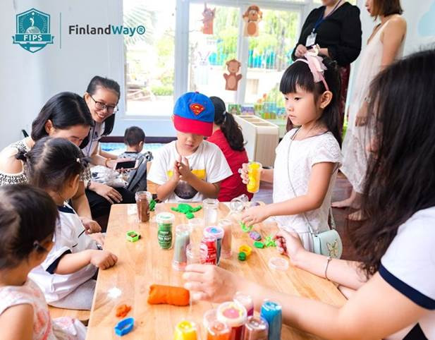 Trẻ tham gia lớp học tại Trường mầm non Phần Lan – FIPS FinlandWay®