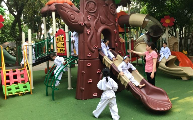Một cơ sở GDMN tư thục tại TP Vinh (Nghệ An). Một cơ sở GDMN tư thục tại TP Vinh (Nghệ An).