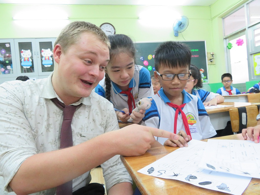 Học sinh TP.HCM được tạo điều kiện học tiếng Anh và các môn khoa học với giáo viên nước ngoài