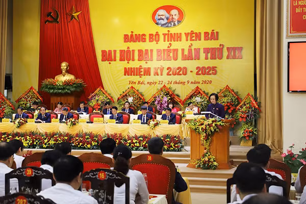 Đại hội Đảng bộ tỉnh Yên Bái làm việc chiều nay (23/9).