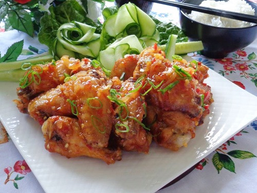 Cánh gà sốt chua ngọt ngọn miệng, trôi cơm - 8