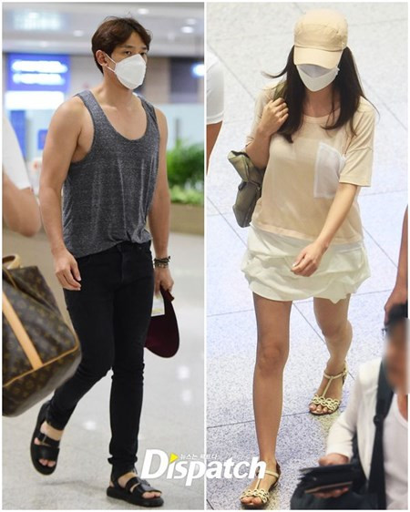 Rain, Kim Tae Hee cùng có mặt tại sân bay lúc nửa đêm