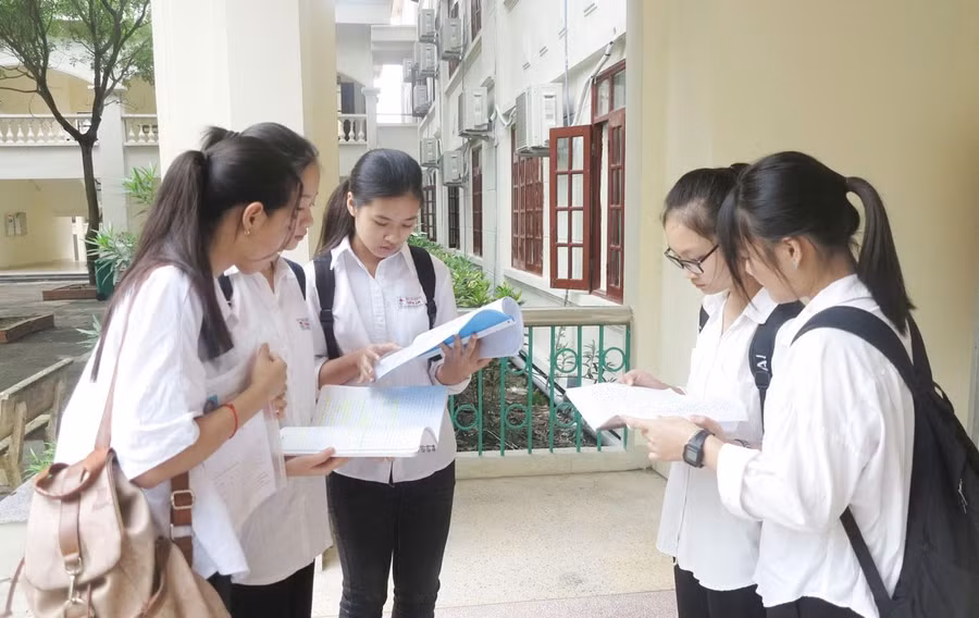 Học sinh Trường THPT Hàn Thuyên (Bắc Ninh). Ảnh: INT