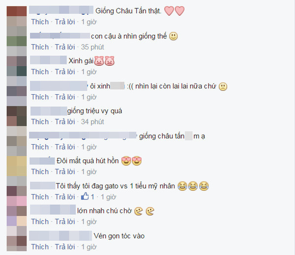 Dân mạng phát sốt với vẻ đẹp của “Tiểu Châu Tấn” Việt Nam ảnh 2 Những lời xuýt xoa của dân mạng.