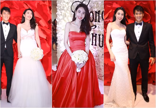 Những bộ váy cưới đẹp như mơ của sao Việt 2014 ảnh 6