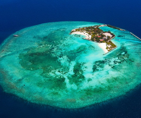 Hòn đảo Maldives xinh đẹp