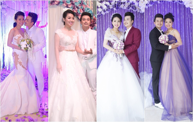 Những bộ váy cưới đẹp như mơ của sao Việt 2014 ảnh 7 Những bộ váy cưới đẹp như mơ của sao Việt 2014 ảnh 7