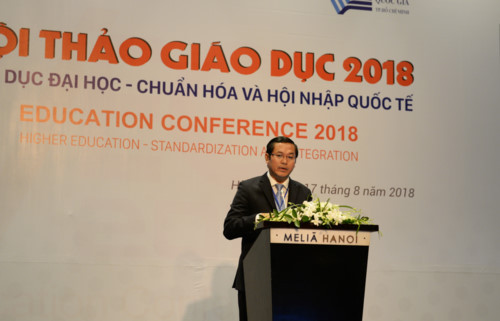 Thứ trưởng Bộ GD&ĐT Nguyễn Văn Phúc phát biểu tại hội thảo giáo dục 2018 Thứ trưởng Bộ GD&ĐT Nguyễn Văn Phúc phát biểu tại hội thảo giáo dục 2018