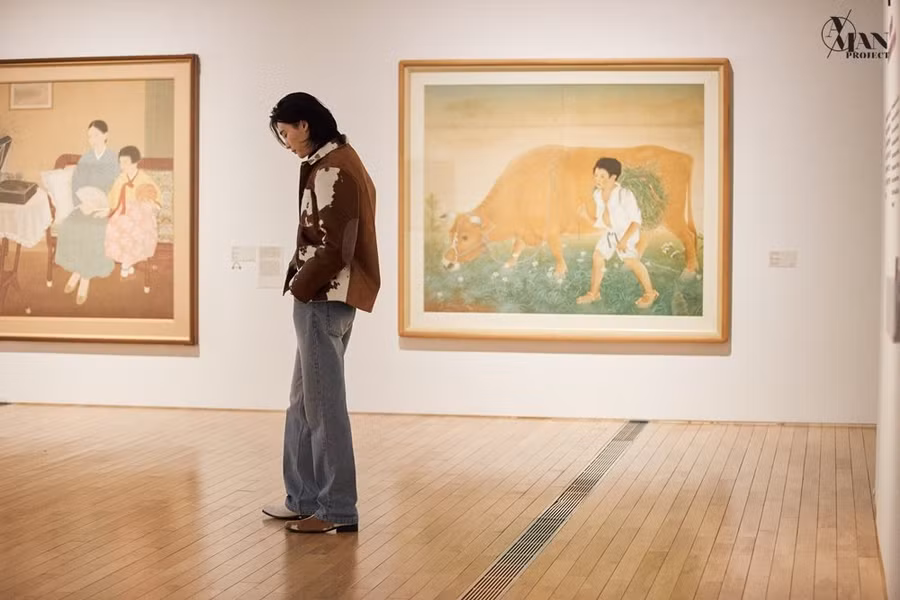 Lee Jong Suk xuất hiện ấn tượng tại Tuần lễ thời trang Seoul 2021 ảnh 7