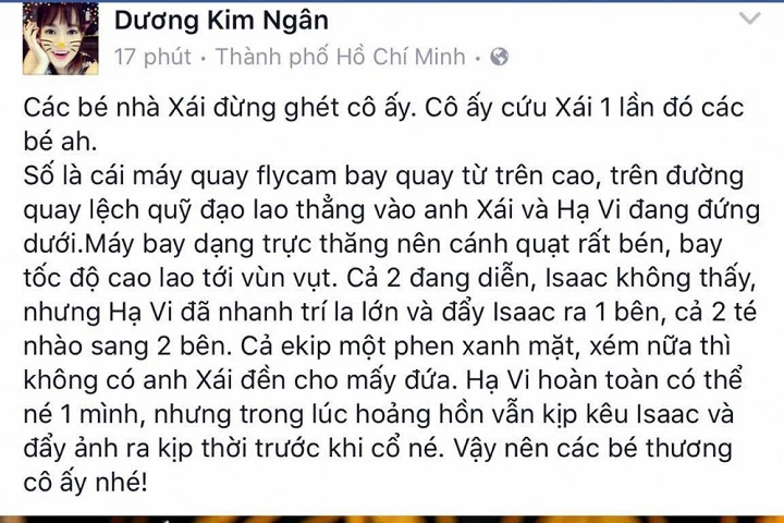 Hạ Vi đã cứu Isaac thoát chết trong gang tấc