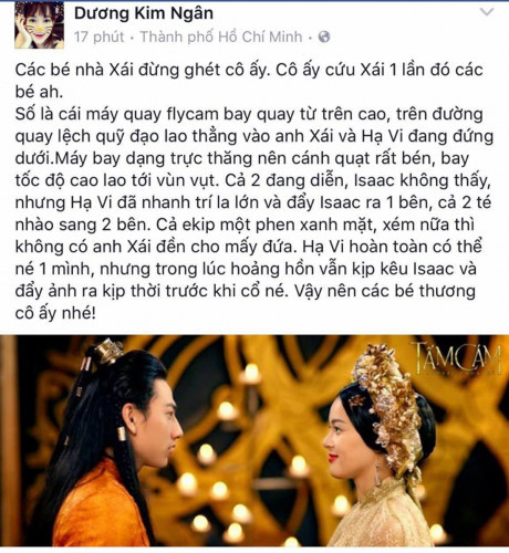 Hạ Vi đã cứu Isaac thoát chết trong gang tấc - Ảnh 2 Ha Vi da cuu Isaac thoat chet trong gang tac - Anh 2