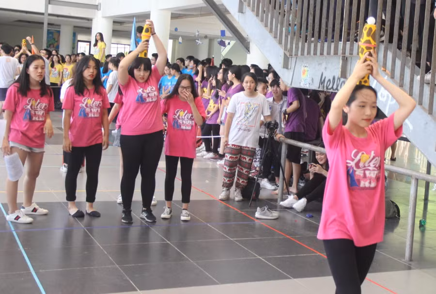 Hoạt động ngoại khóa của Trường THPT chuyên Hà Nội – Amsterdam. Ảnh minh họa: TG