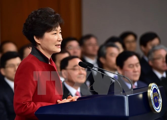 Bà Park Geun-hye. Nguồn: AFP/TTXVN