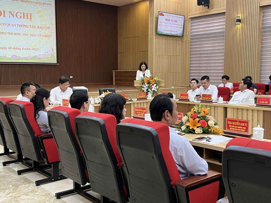 Hội nghị cung cấp thông tin báo chí về Liên hoan du lịch 2022 “Đồ Sơn-Sắc màu của biển”