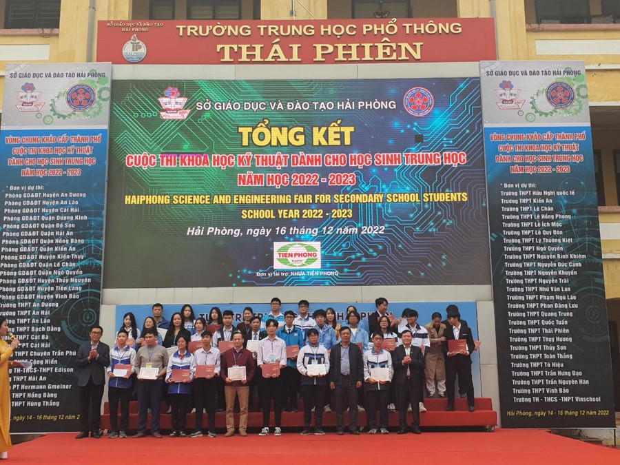 Lãnh đạo Sở GD&ĐT trao giải các dự án đoạt giải nhất cuộc thi. Lãnh đạo Sở GD&ĐT trao giải các dự án đoạt giải nhất cuộc thi.