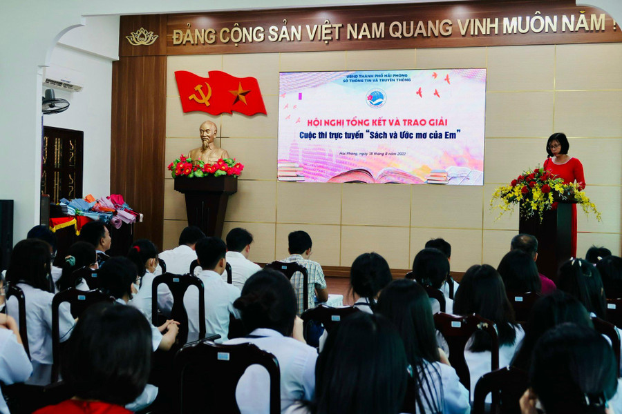 Quang cảnh Hội nghị tổng kết và trao giải cuộc thi.