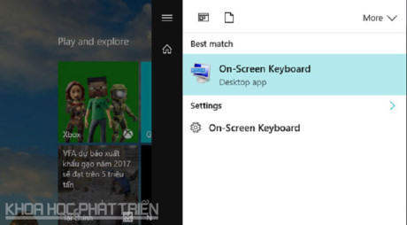 Hướng dẫn kích hoạt bàn phím ảo trên Windows 10 - Ảnh 1 Huong dan kich hoat ban phim ao tren Windows 10 - Anh 1