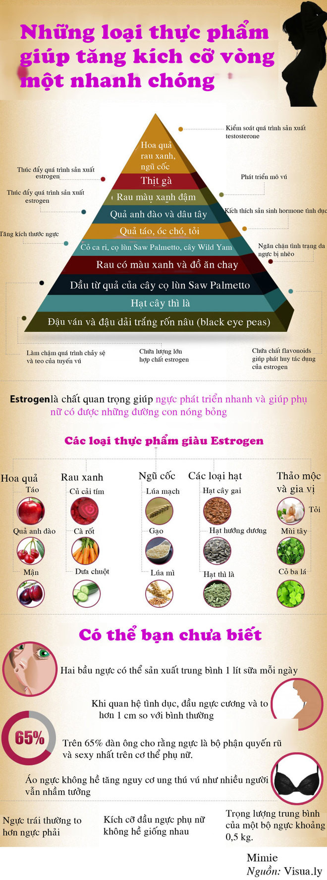 Những thực phẩm giúp tăng kích cỡ vòng 1 "siêu tốc" ảnh 1 Những thực phẩm giúp tăng kích cỡ vòng 1 "siêu tốc" ảnh 1