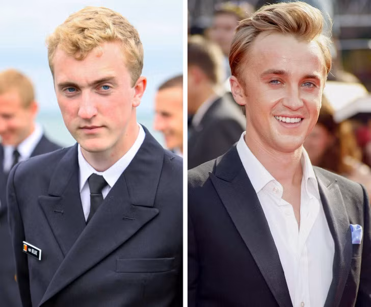 Hoàng tử Joachim của Bỉ và nam diễn viên Tom Felton.