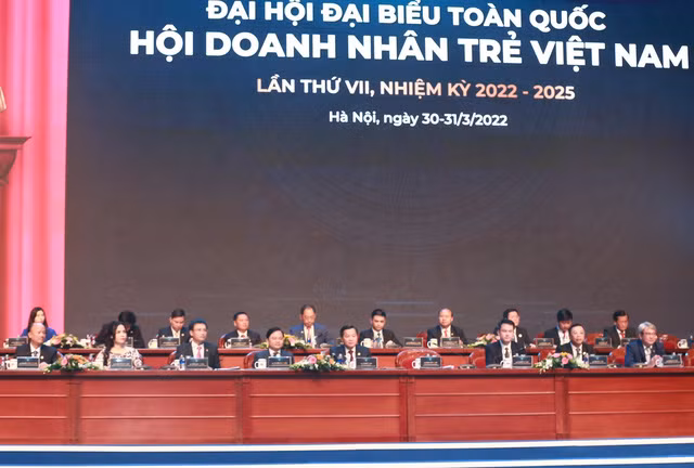 Đại hội đại biểu toàn quốc Hội Doanh nhân trẻ Việt Nam lần thứ VII, nhiệm kỳ 2022- 2025 là sự kiện quan trọng đánh dấu bước trưởng thành và phát triển mới của phong trào doanh nhân trẻ Việt Nam - Ảnh VGP