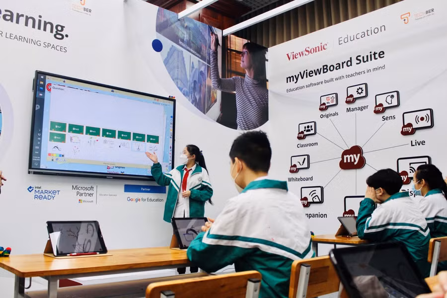 ViewSonic đem đến những giải pháp giúp mô hình phòng học thông minh thực sự thông minh trong việc nâng chất lượng việc dạy và học.