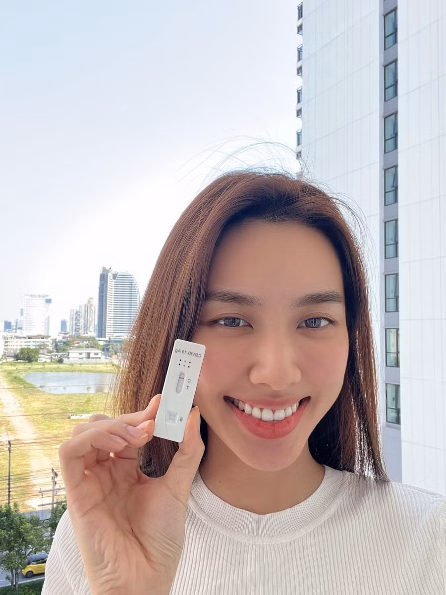 Hoa hậu Nguyễn Thúc Thùy Tiên vui mừng chiến thắng Covid-19 ảnh 2