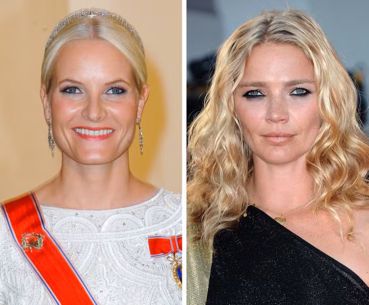 Công nương Mette-Marit của Na Uy và siêu mẫu Jodie Kidd.