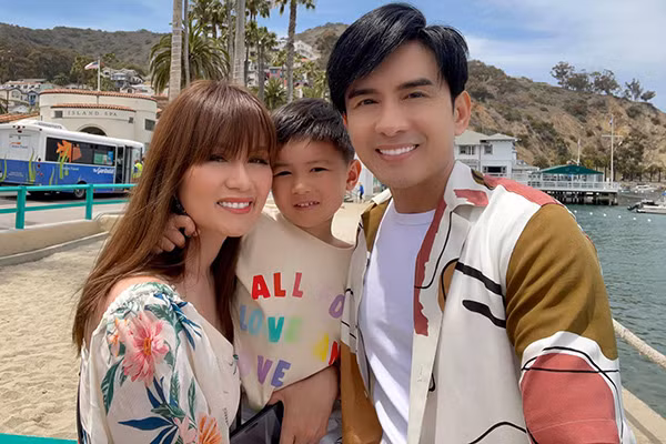 Đan Trường cùng doanh nhân Thủy Tiên đã có với nhau một cậu con trai vô cùng dễ thương.