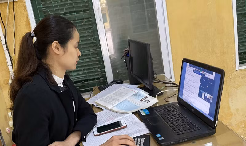Dạy học trực tuyến được áp dụng triệt để với chất lượng GD ổn định. Ảnh minh họa