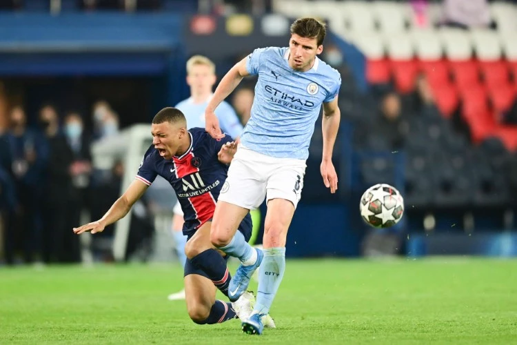 Ruben Dias đối đầu với Kylian Mbappe (PSG) ở bán kết Champions League.