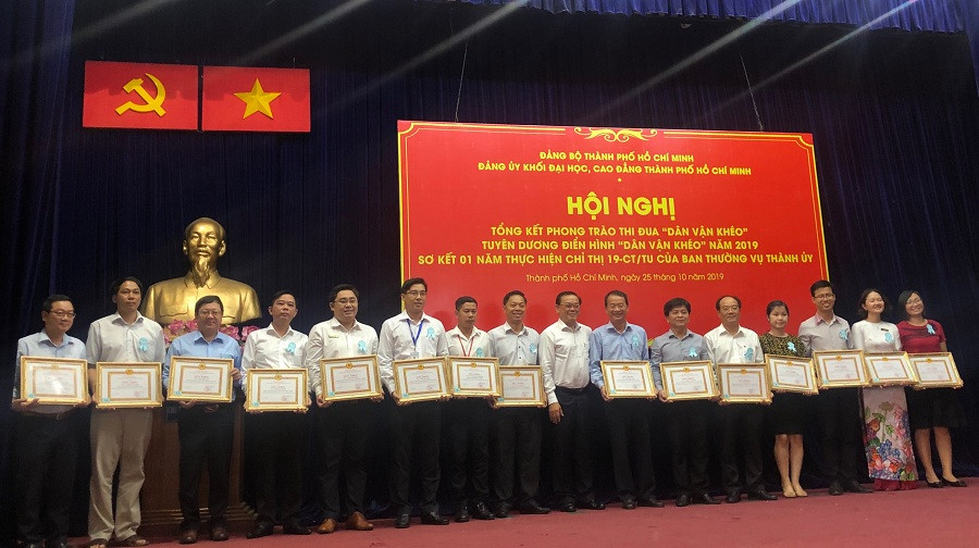 Có 41 cá nhân, tập thể được tuyên dương điển hình "Dân vận khéo" năm 2019