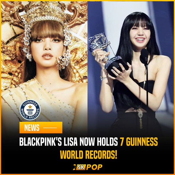 LISA (BLACKPINK) đã trở thành nghệ sĩ solo K-Pop có nhiều kỷ lục Guinness thế giới nhất trong lịch sử.
