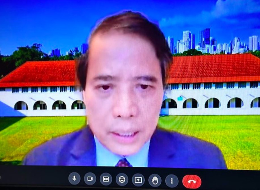 TS. Vũ Minh Khương (ảnh chụp qua màn hình): Các nhà đầu tư nước ngoài vẫn háo hức muốn vào Việt Nam, kỳ vọng Việt Nam tham gia vào chuỗi giá trị mới - Ảnh: VGP/Quang Thương TS. Vũ Minh Khương (ảnh chụp qua màn hình): Các nhà đầu tư nước ngoài vẫn háo hức muốn vào Việt Nam, kỳ vọng Việt Nam tham gia vào chuỗi giá trị mới - Ảnh: VGP/Quang Thương