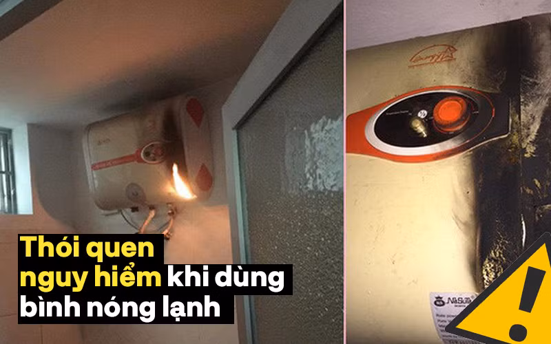 5 thói quen sử dụng bình nóng lạnh có thể gây nguy hiểm tính mạng cả gia đình