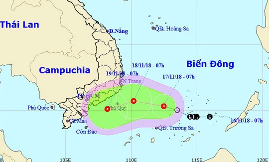 Trường học khẩn trương ứng phó áp thấp nhiệt đới trên biển đông