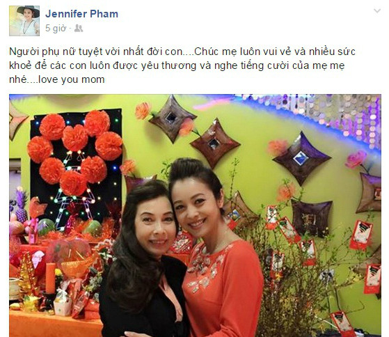 Jennifer Phạm, Hà Hồ “tỏ tình” với người quan trọng nhất đời ảnh 3 Jennifer Phạm, Hà Hồ “tỏ tình” với người quan trọng nhất đời ảnh 3