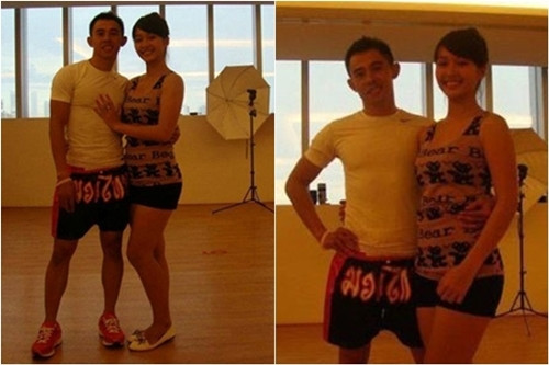 Khả Ngân bị tung tin đồn tình ái với thầy giáo boxing của mình.