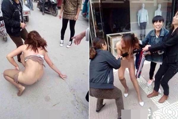 Trung Quốc: Náo loạn những màn đánh ghen giữa phố