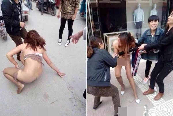Trung Quốc: Náo loạn những màn đánh ghen giữa phố