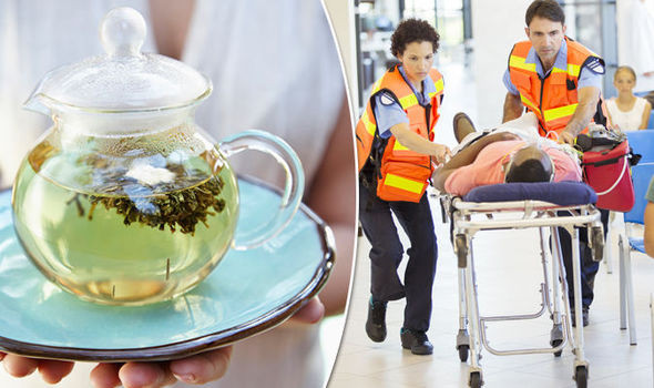 Cô gái trẻ suy gan do tự pha trà xanh uống giảm cân