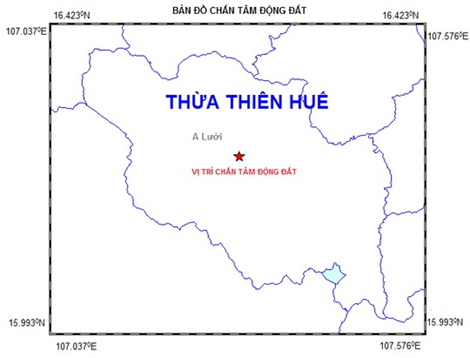 Lại giật mình vì động đất liên tiếp ở A Lưới, Thừa Thiên - Huế ảnh 1 Lại giật mình vì động đất liên tiếp ở A Lưới, Thừa Thiên - Huế
