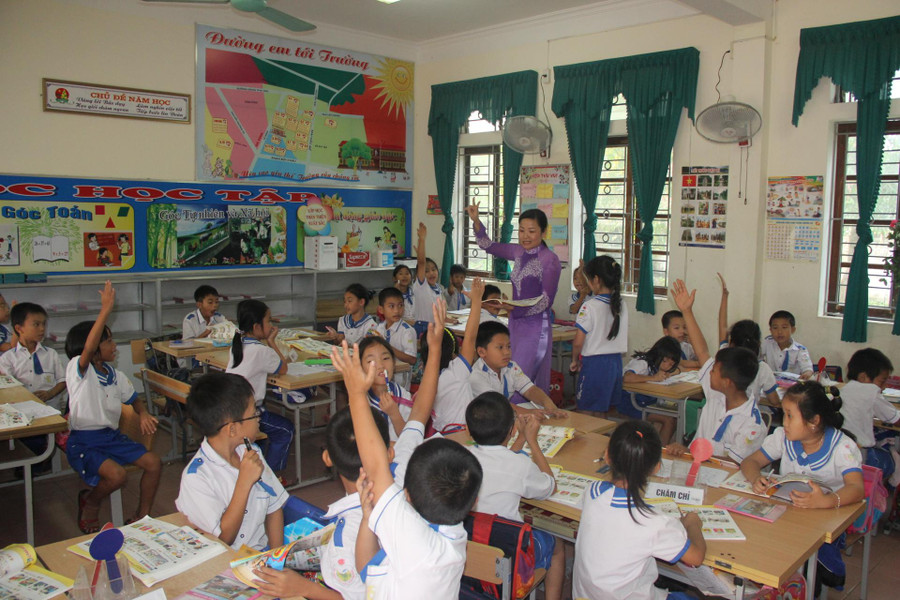 Nhiều địa phương thiếu giáo viên Tiếng Anh ở cấp tiểu học. Ảnh: TG
