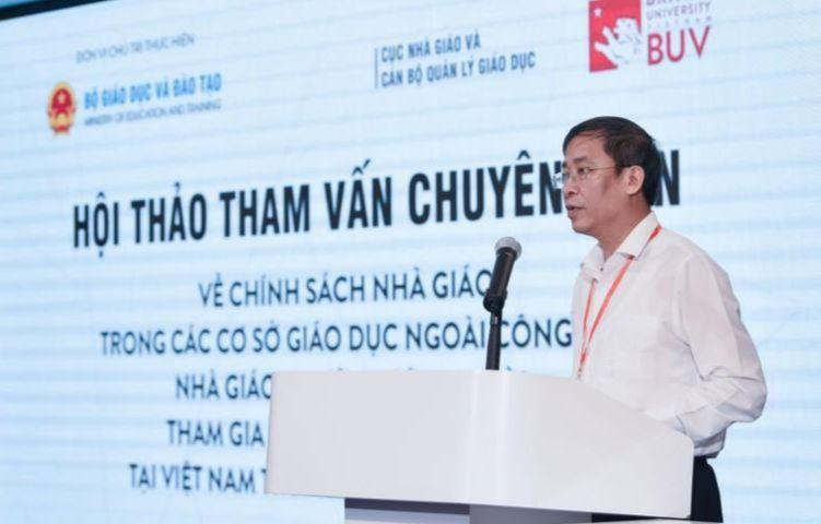 Ông Vũ Minh Đức - Cục trưởng Cục Nhà giáo và Cán bộ quản lý giáo dục.